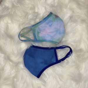 Tie Dye reusable Face Mask Sky Set